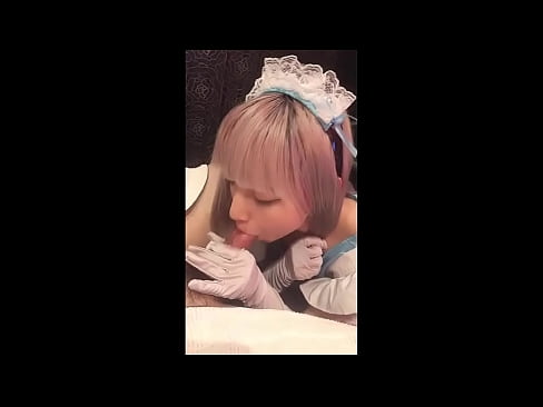 ❤️ Japanese Idol [mayuka], French maid costume, part 1, blowjob and jerk off with lotion ❤️❌ Lisud nga porn sa amon